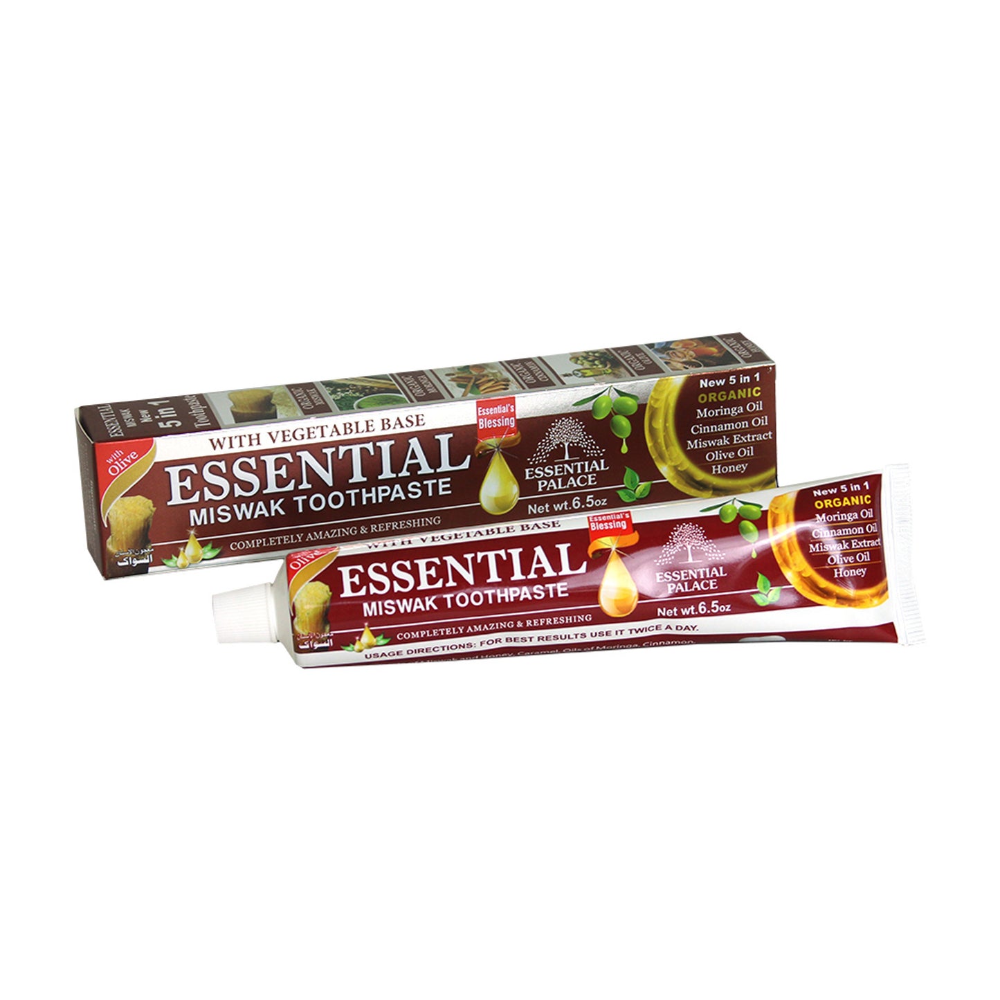 Honey & Moringa Miswak Toothpaste